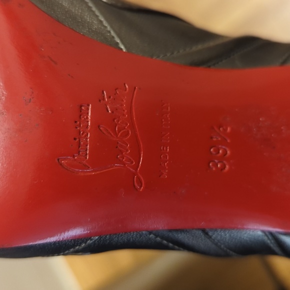 CL gold booties - Picture 8 of 8